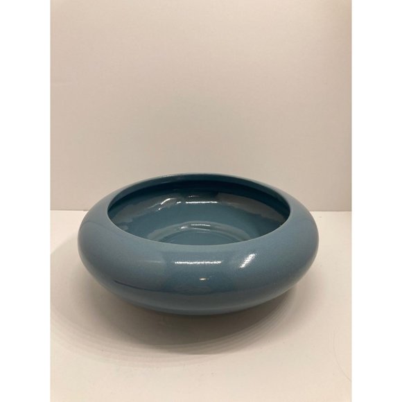 Vintage mid-century country blue planter marked USA - Picture 8 of 8